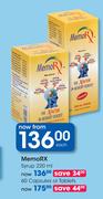 MemoRX Syrub-220ml Each