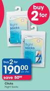 Clicks Flight Socks-For 2