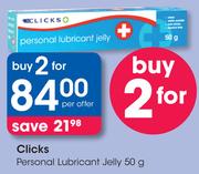 Clicks Personal Lubricant Jelly-2X50g