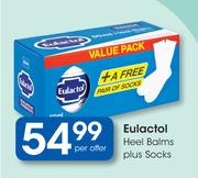 Eulactol Heel Balms Plus Socks