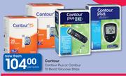 Contour Plus Or Contour TS Blood Glucose Strips-Per Pack