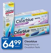 Clearblue Pregnancy Or Ovulation Tests-Each 