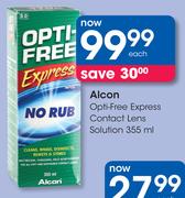 Alcon Opti Free Express Contact Lens Solution-355ml Each