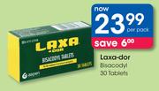 Laxa Dor Bisacodyl Tablets-30's Per Pack