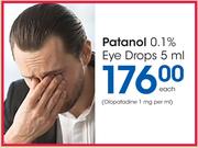 Patanol 0.1% Eye Drops-5ml Each