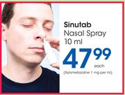 Sinutab Nasal Spray-10ml Each