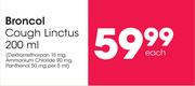 Broncol Cough Linctus-200ml Each