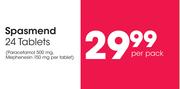 Spasmend 24 Tablets-Per Pack