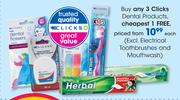 Clicks Dental Products (Excl Electrical Toothbrushes And Mouthwash)-Each