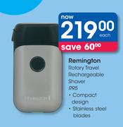 Remington Rotary Travel Rechargeable Shaver R95-Each