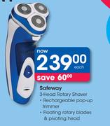 Safeway 3 Head Rotary Shaver-Each