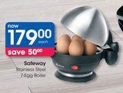 Safeway Stainess Steel 7 Egg Boiler-Each