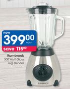 Kambrook 500 Watt Glass Jug Blender-Each