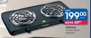 Safeway Double Spiral Hotplate-Each