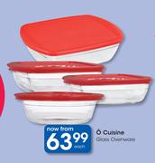 O Cuisine Glass Ovenware-Each