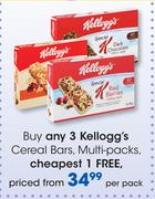 Kelloggs Cereal Bars, Multi Packs-Per Pack