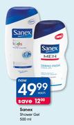 Sanex Shower Gel-500ml Each 