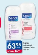 Sanex Advanced Shower Cream-500ml Each
