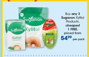 Suganon Xylitol Products-Per Pack