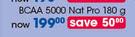 Nutritech BCAA 5000 Nat Pro-180g Each