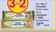 Futurelife Protein Bars-50g Each
