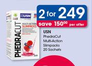 USN PhedraCut Multi Action Slimpacks 20 Sachets-For 2