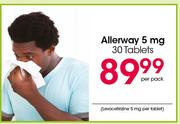 Allerway 5 mg 30 Tablets-Per Pack