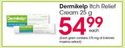 Dermikelp Itch Relief Cream-25g Each
