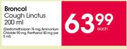 Broncol Cough Linctus-200ml Each