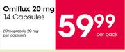 Omiflux 20 mg 14 Capsules-Per Pack
