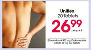  Uniflex 20 Tablets-Per Pack