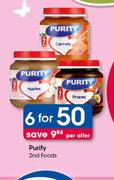 Purity 2nd Foods-For 6