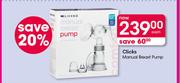 Clicks Manual Breast Pump-Each