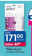 Philips Avent 25 Breast Milk Bags-Per Pack