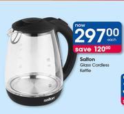 Salton Glass Cordless Kettle-Each