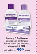 Galderma Benzaderm Or Benzac Facial Skin Care Products-Each