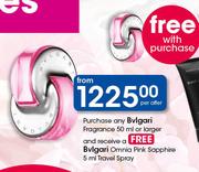 Bvlgari Fragrance-50ml Or Larger-Per Offer