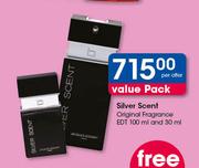 Silver Scent Original Fragrance EDT-100ml & 30ml Per Offer