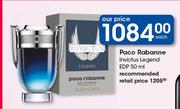 Paco Rabanne Invictus Legend EDP-50ml Each