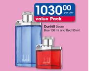 Dunhill Desire Blue-100ml & Red-30ml Per Offer