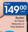 Revlon So Fierce Mascara Or Vinyl Eyeliner-Each