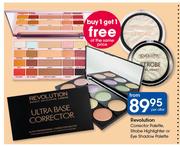Revolution Corrector Palette, Strobe Highlighter Or Eye Shadow Palette-Per Offer