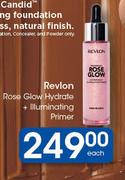Revlon Rose Glow Hydrate + Iluuminating Primer-Each