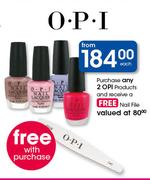 2 x O.P.I Products-Each