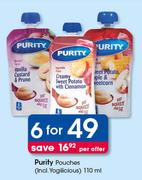 Purity Pouches(Incl.Yogilicious)-6 x 110ml