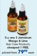 Jamaican Mango & Lime Hair Care Products-Each