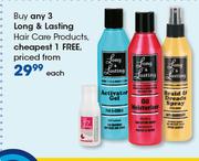 Long & Lasting Hair Care Products-Each