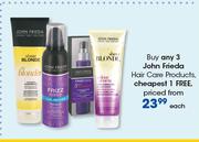 John Frieda Hair Care Products-Each