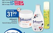 Johnson's Vita-Rich Hand And Body Products-Each