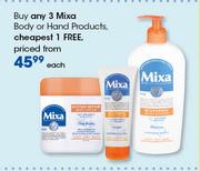 Mixa Hand And Body Products-Each